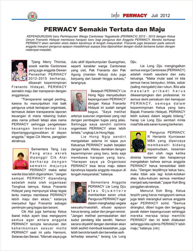 Buletin Edisi 01 (juli 2012)